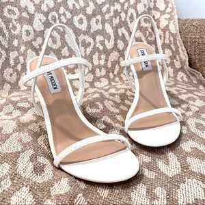 Steve Madden White Heels